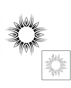 Sun Tattoo Tattoo Styles tattoo | J1F-00425