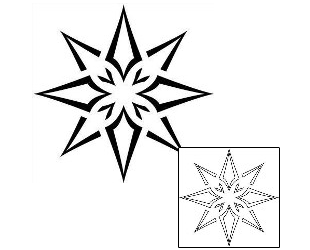 Star Tattoo J1F-00537