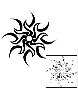 Sun Tattoo Tattoo Styles tattoo | J1F-00615