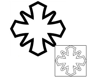 Tribal Tattoo Religious & Spiritual tattoo | J1F-00758