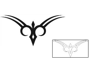 Lower Back Tattoo Specific Body Parts tattoo | J1F-00840