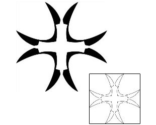Tribal Tattoo Religious & Spiritual tattoo | J1F-00875