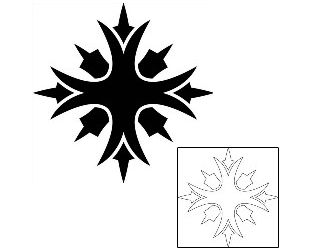 Tribal Tattoo Religious & Spiritual tattoo | J1F-00878