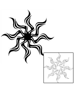 Sun Tattoo Tattoo Styles tattoo | J1F-00952