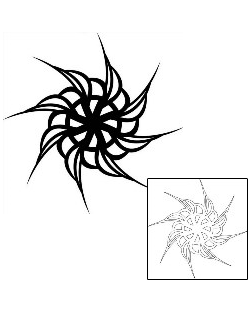 Sun Tattoo Tattoo Styles tattoo | J1F-00956