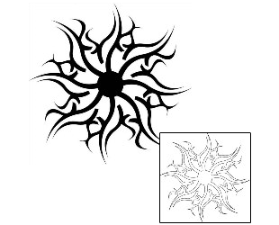 Sun Tattoo Tattoo Styles tattoo | J1F-00970