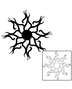 Sun Tattoo Tattoo Styles tattoo | J1F-00975