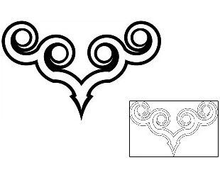 Lower Back Tattoo Specific Body Parts tattoo | J1F-01029