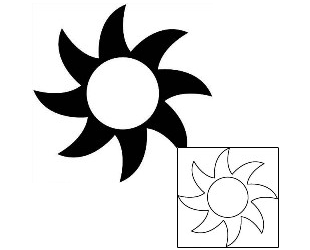 Sun Tattoo Tattoo Styles tattoo | J1F-01087