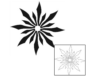 Sun Tattoo Tattoo Styles tattoo | J1F-01111