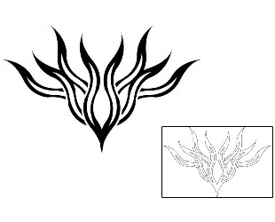 Picture of Specific Body Parts tattoo | J1F-01117