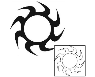 Sun Tattoo Tattoo Styles tattoo | J1F-01152