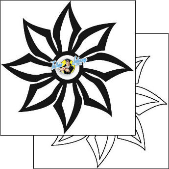 Flower Tattoo plant-life-flowers-tattoos-johnny-cantrell-j1f-01183