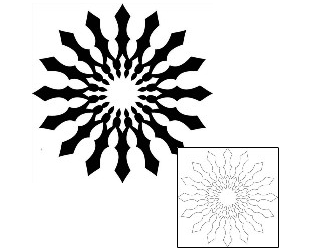 Sun Tattoo Tattoo Styles tattoo | J1F-01260