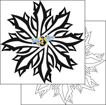 Flower Tattoo plant-life-flowers-tattoos-johnny-cantrell-j1f-01355
