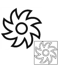 Sun Tattoo Tattoo Styles tattoo | J1F-01357