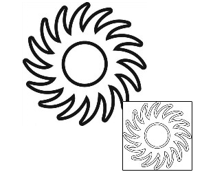 Sun Tattoo Tattoo Styles tattoo | J1F-01404