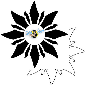 Flower Tattoo plant-life-flowers-tattoos-johnny-cantrell-j1f-01558