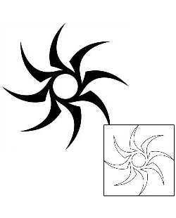 Sun Tattoo Tattoo Styles tattoo | J1F-01638