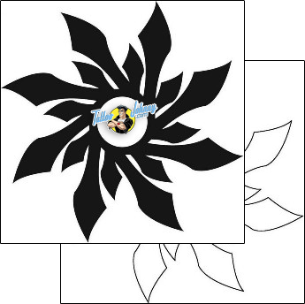 Flower Tattoo plant-life-flowers-tattoos-johnny-cantrell-j1f-01722