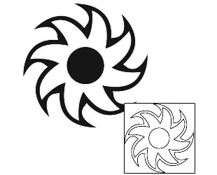 Sun Tattoo Tattoo Styles tattoo | J1F-01751