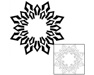 Sun Tattoo Tattoo Styles tattoo | J1F-01794