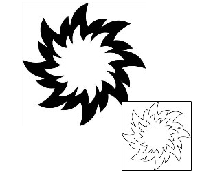 Sun Tattoo Tattoo Styles tattoo | J1F-01804