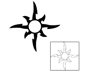 Sun Tattoo Tattoo Styles tattoo | J1F-01837