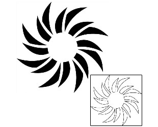 Sun Tattoo Tattoo Styles tattoo | J1F-01845