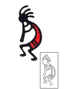 Kokopelli Tattoo Religious & Spiritual tattoo | J2F-00064