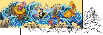 Fish Tattoo marine-life-fish-tattoos-jay-chastain-j2f-00079