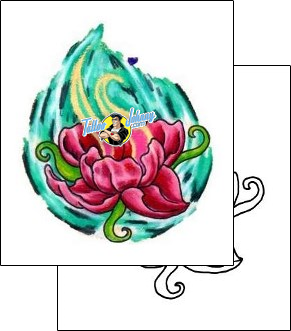 Flower Tattoo plant-life-flowers-tattoos-jay-chastain-j2f-00090