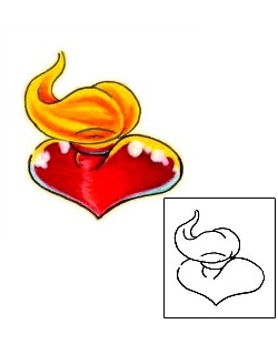 Sacred Heart Tattoo Miscellaneous tattoo | J2F-00128