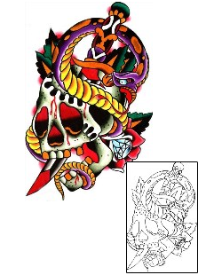 Horror Tattoo Tattoo Styles tattoo | J3F-00047