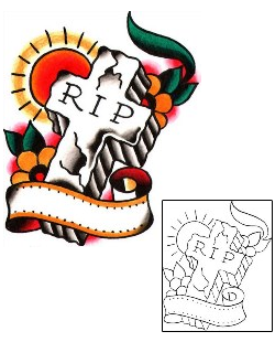 Rest In Peace Tattoo Tattoo Styles tattoo | J3F-00053