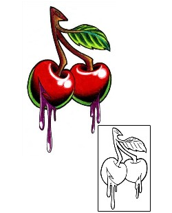 Cherry Tattoo Specific Body Parts tattoo | J4F-00005