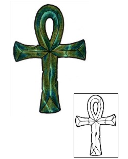 Ankh Tattoo Religious & Spiritual tattoo | J4F-00006