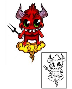 Devil - Demon Tattoo Tattoo Styles tattoo | J4F-00011