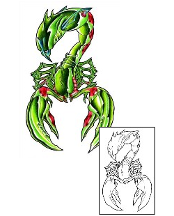 Scorpio Tattoo Zodiac tattoo | J4F-00052