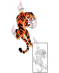 Tiger Tattoo Animal tattoo | J4F-00086
