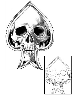 Spade Tattoo Miscellaneous tattoo | J4F-00092