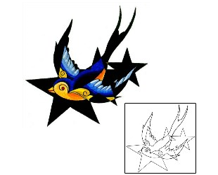 Swallow Tattoo For Women tattoo | J4F-00115