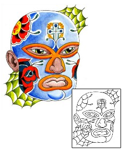 Mask Tattoo Miscellaneous tattoo | J4F-00139