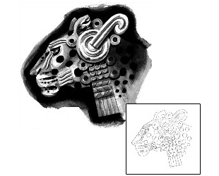 Aztec Tattoo Ethnic tattoo | J4F-00154