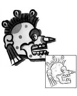 Aztec Tattoo Ethnic tattoo | J4F-00155