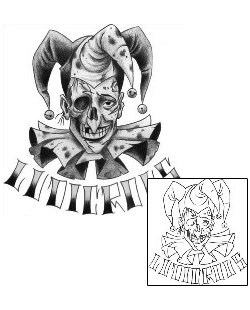 Evil Tattoo Ludicrous Joker Tattoo