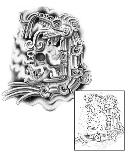Aztec Tattoo Ethnic tattoo | J4F-00194