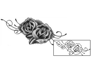 Rose Tattoo Plant Life tattoo | J4F-00201