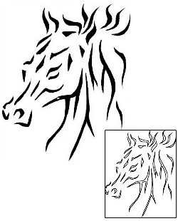 Horse Tattoo Tattoo Styles tattoo | J6F-00048