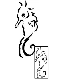 Seahorse Tattoo Tattoo Styles tattoo | J6F-00132